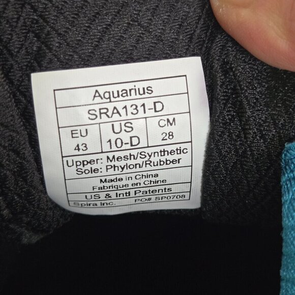 Spira Aquarius NWT Gray Running Training Shoes Size 10D/43 SRA131-D main image 15